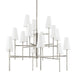 Hudson Valley - 3748-PN - 15 Light Chandelier - Bowery - Polished Nickel