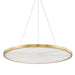 Hudson Valley - 6336-AGB - LED Pendant - Eastport - Aged Brass