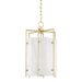 Hudson Valley - 7014-AGB - LED Pendant - Flatbush - Aged Brass