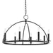 Hudson Valley - 9532-AI - Eight Light Chandelier - Howell - Aged Iron