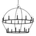 Hudson Valley - 9549-AI - 20 Light Chandelier - Howell - Aged Iron