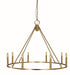 Framburg - 5658 BR - Eight Light Chandelier - Midtown - Brushed Brass