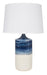 House of Troy - GS110-DWM - One Light Table Lamp - Scatchard - Decorated White Matte