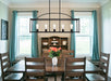 Savoy House - 1-190-5-89 - Five Light Linear Chandelier - Palladian - Matte Black