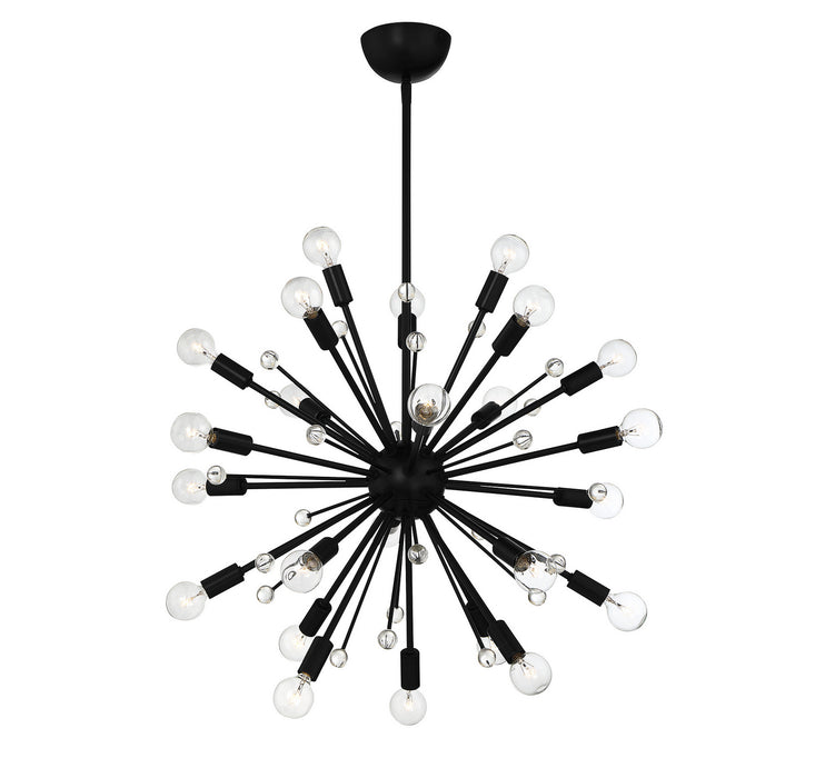 Savoy House - 7-6099-24-89 - 24 Light Chandelier - Galea - Matte Black