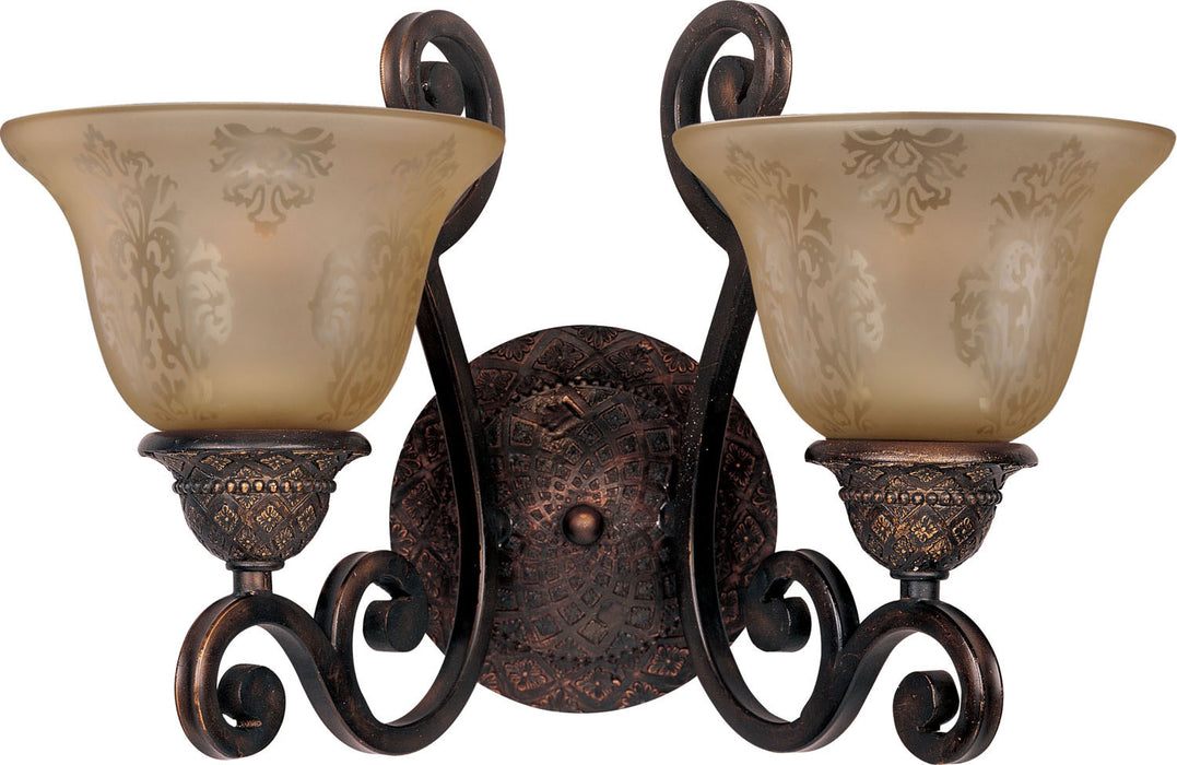 Maxim - 11247SAOI - Two Light Wall Sconce - Symphony - Oil Rubbed Bronze