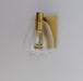 Maxim - 11111CLSBR - One Light Wall Sconce - Babylon - Satin Brass