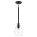 Maxim - 11112CLBK - One Light Pendant - Babylon - Black