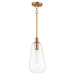 Maxim - 11114CLSBR - One Light Pendant - Babylon - Satin Brass