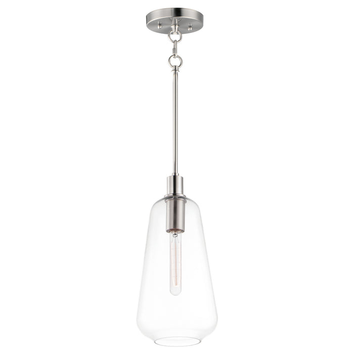 Maxim - 11114CLSN - One Light Pendant - Babylon - Satin Nickel