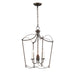 Maxim - 12163CHB - Three Light Pendant - Plumette - Chestnut Bronze