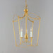 Maxim - 12163GL - Three Light Pendant - Plumette - Gold Leaf