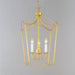 Maxim - 12163GL - Three Light Pendant - Plumette - Gold Leaf