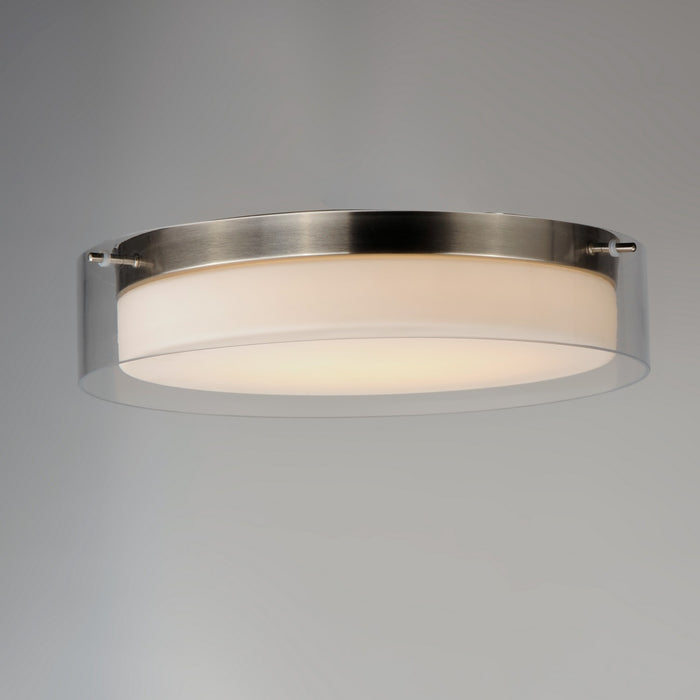 Maxim - 12284CLSWSN - LED Flush Mount - Duo - Satin Nickel