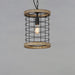 Maxim - 12519DWBK - One Light Pendant - Homestead - Driftwood / Black