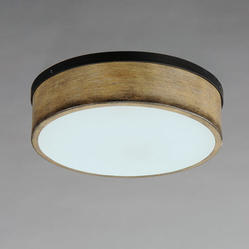 Maxim - 14440DWBK - Two Light Flush Mount - Franklin - Driftwood / Black