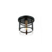 Maxim - 2641BKAB - One Light Flush Mount - Capitol - Black / Antique Brass