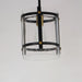 Maxim - 2649BKAB - One Light Pendant - Capitol - Black / Antique Brass