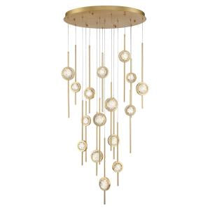 Eurofase - 39465-023 - LED Chandelier - Barletta - Brass Anodized Aluminum