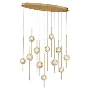 Eurofase - 39466-020 - LED Chandelier - Barletta - Brass Anodized Aluminum