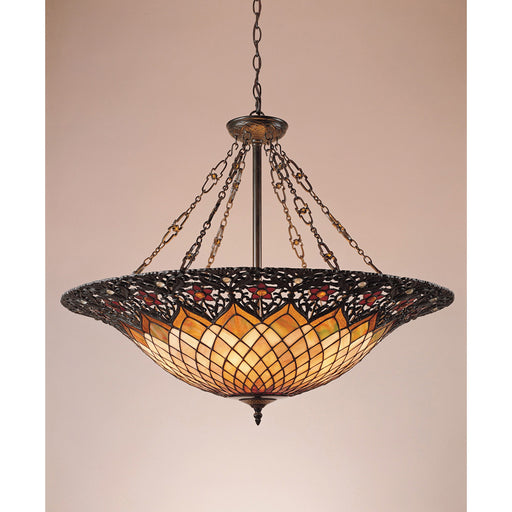 Quoizel - TF1901VB - Six Light Foyer Pendant - Adriana - Vintage Bronze