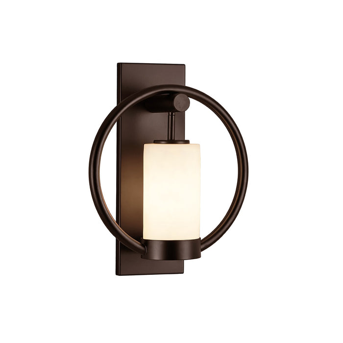 Justice Designs - CLD-7732W-DBRZ - One Light Outdoor Wall Sconce - Clouds - Dark Bronze