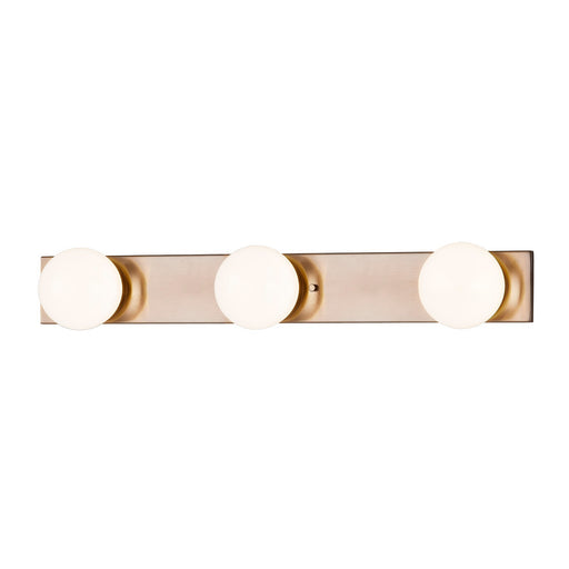 Justice Designs - FSN-4043-CLOP-BRSS - LED Bath Bar - Fusion - Brushed Brass