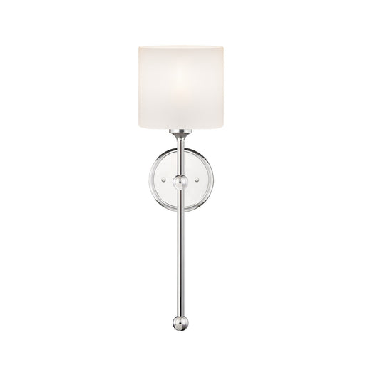 Justice Designs - FSN-4331-OPAL-CROM - One Light Wall Sconce - Fusion - Polished Chrome