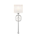 Justice Designs - FSN-4331-OPAL-CROM - One Light Wall Sconce - Fusion - Polished Chrome