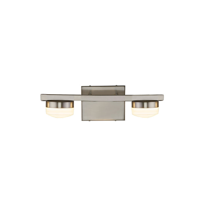 Justice Designs - FSN-8992-OPAL-NCKL - LED Bath Bar - Fusion - Brushed Nickel