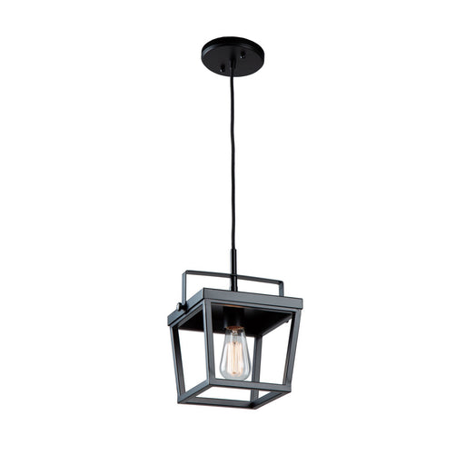 Artcraft - AC11700BK - One Light Pendant - Carriage - Black