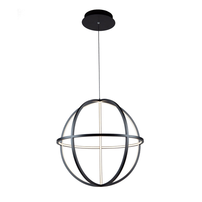 Artcraft - AC6662BK - LED Chandelier - Celestial - Matte Black