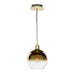 Artcraft - SC13281GD - One Light Pendant - Morning Mist - Gold