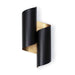 Regina Andrew - 15-1157BLK - Two Light Wall Sconce - Folio - Black