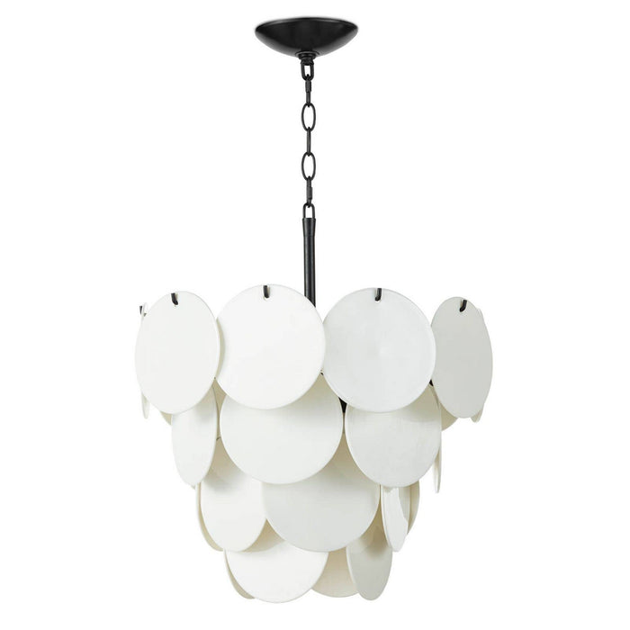 Regina Andrew - 16-1304BI - Four Light Chandelier - Solstice - White