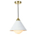 Regina Andrew - 16-1306WTNB - One Light Pendant - Hilton - White