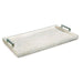 Regina Andrew - 20-1040 - Serving Tray - White - Polished Nickel