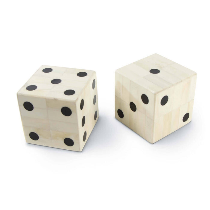 Regina Andrew - 20-1413 - Oversized Bone Gaming Dice Pair - Oversized - Natural