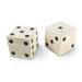 Regina Andrew - 20-1413 - Oversized Bone Gaming Dice Pair - Oversized - Natural