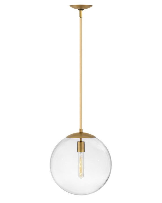 Hinkley - 3744HB - LED Pendant - Warby - Heritage Brass