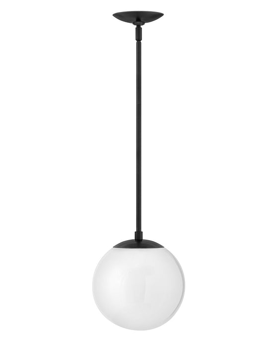 Hinkley - 3747BK-WH - LED Pendant - Warby - Black