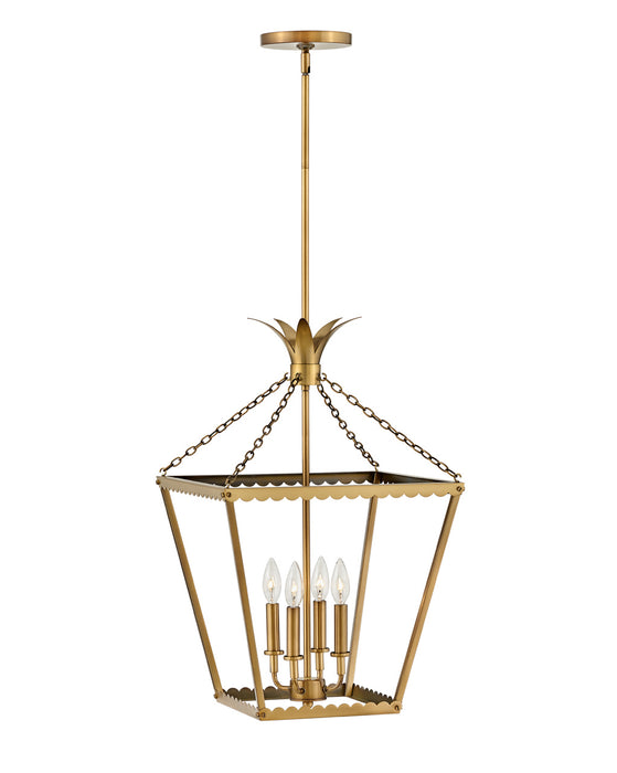 Hinkley - 41925HB - LED Pendant - Palma - Heritage Brass