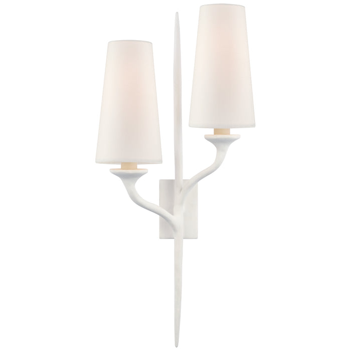 Visual Comfort Signature - JN 2077PW-L - Two Light Wall Sconce - Iberia - Plaster White