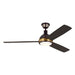 Visual Comfort Fan - 3HCKR60BNZHABD - 60"Ceiling Fan - Hicks - Deep Bronze