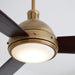 Visual Comfort Fan - 3HCKR60HABD - 60"Ceiling Fan - Hicks - Hand Rubbed Antique Brass