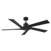 Visual Comfort Fan - 5ASPR56MBK - 56"Ceiling Fan - Aspen - Midnight Black