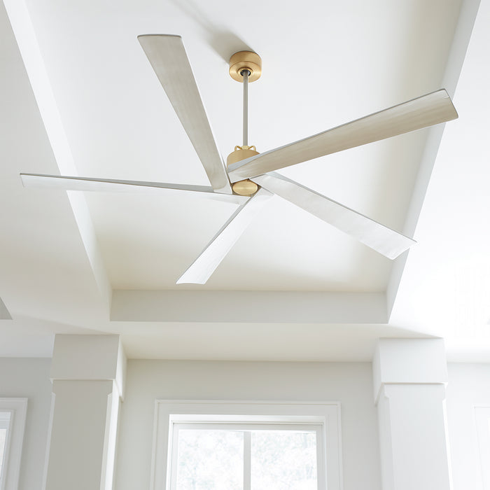 Visual Comfort Fan - 5ASPR70BBS - 70"Ceiling Fan - Aspen - Burnished Brass