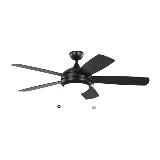 Generation Lighting. - 5DIW52BKD - 52" Ceiling Fan - Discus - Matte Black