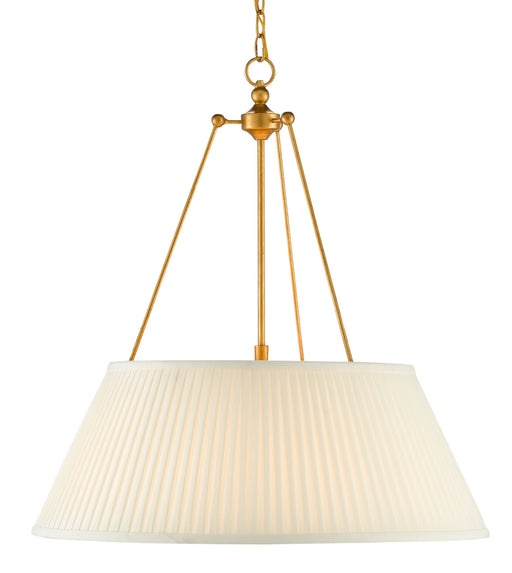 Currey and Company - 9000-0793 - LED Pendant - Lytham - Antique Gold Leaf/White