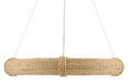 Currey and Company - 9000-0804 - Eight Light Chandelier - Portmeirion - Satin Black/Abaca Rope